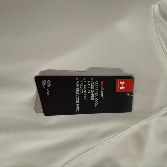 Under Armour White Pullover with Logo - Picture 6 of 7